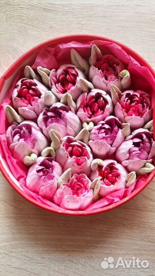 Сладкие букеты из зефира ручной работы