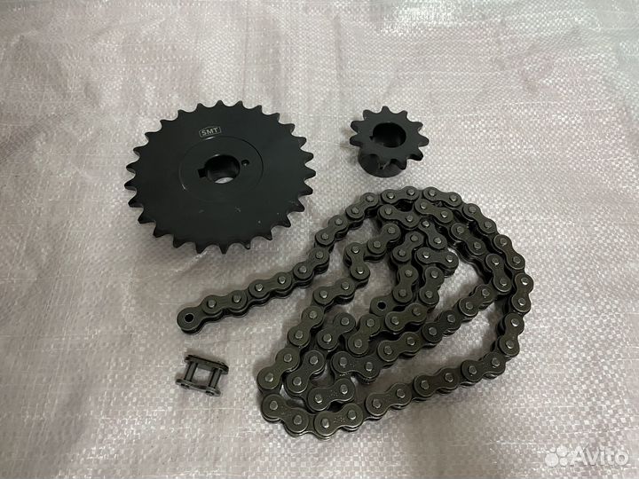 Комплект звезд с цепью для мотобуксировщика