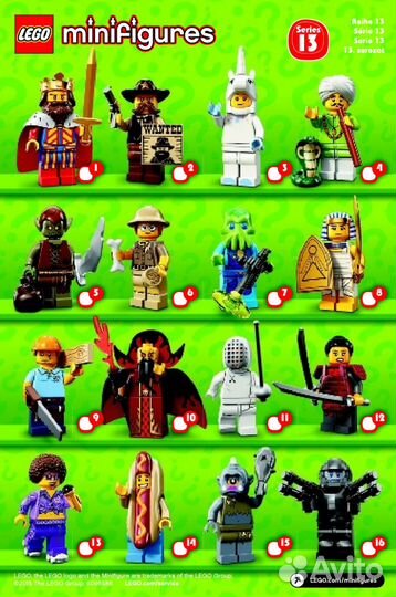 Lego 71008 минифигурки