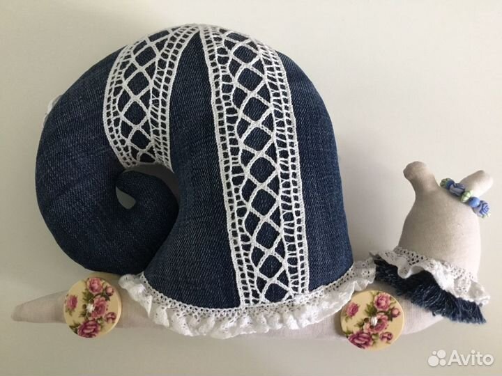 Текстильная улитка Тильда