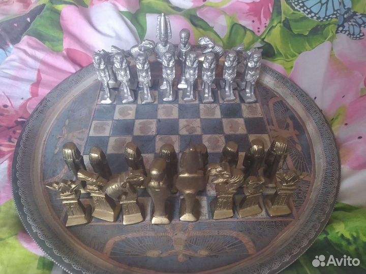 Шахматы металл Египетские