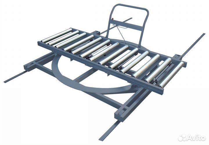 Поворотная рельсовая тележка 360