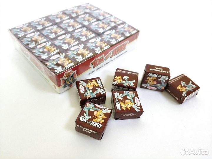Жевательная конфета TOM and jerry кола 40 шт
