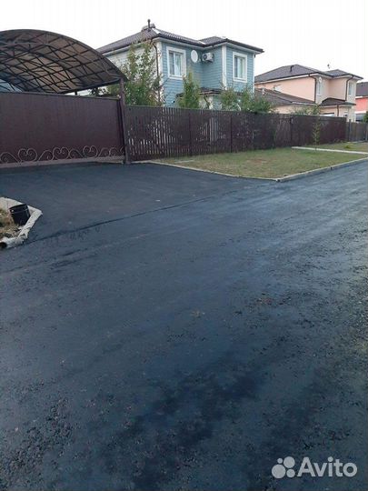 Укладка асфальта асфальтирований дорога