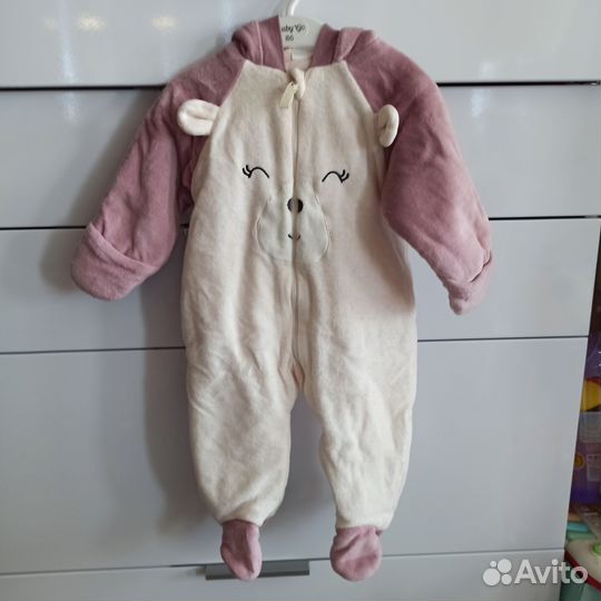 Комбинезон плюшевый 74