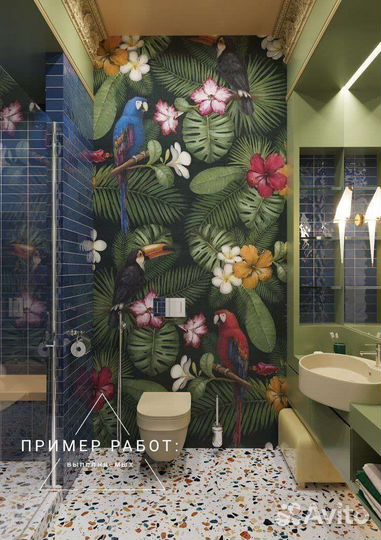 Роспись стен, Профессиональный художник