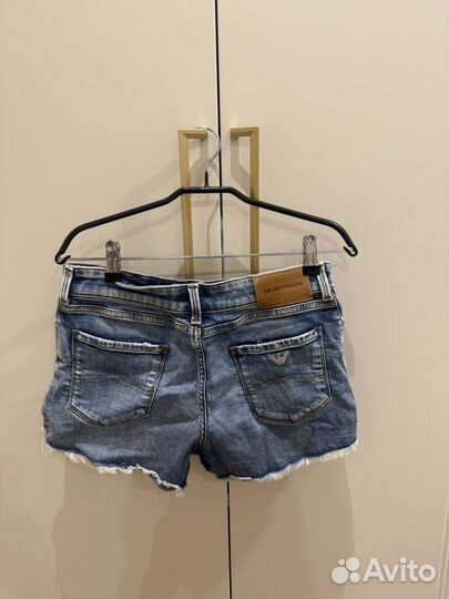 Женские джинсовые шорты emporio armani