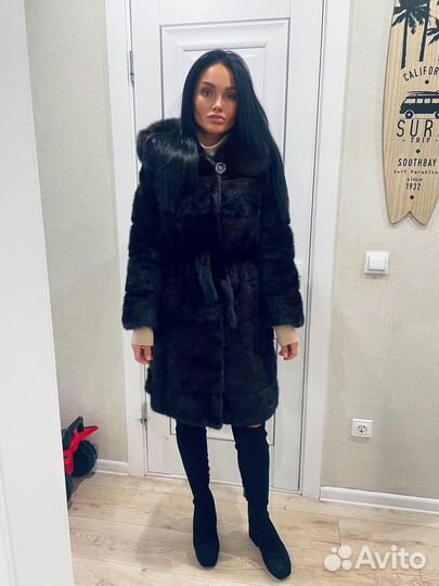 Шуба норковая 42