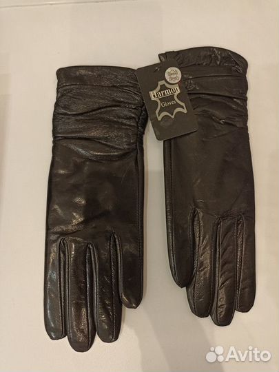 Перчатки женские кожаные 6.5