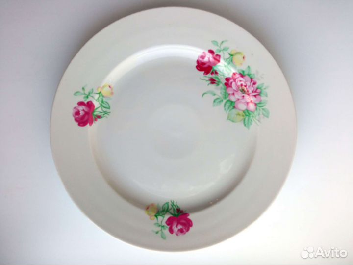 Винтажное большое столовое блюдо Дулево