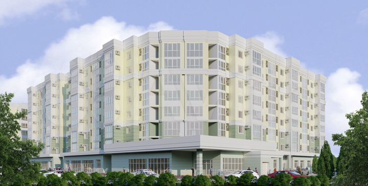 1-к. квартира, 41,3 м², 2/8 эт.