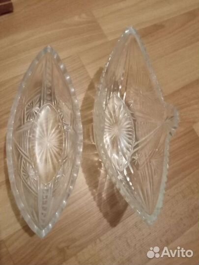 Хрустальные вазы пакетом СССР