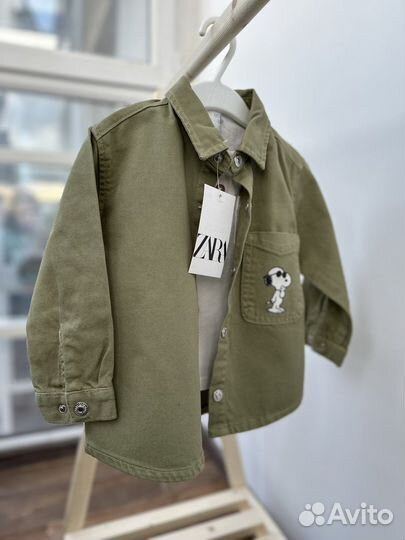 Рубашка джинсовая детская Zara 98 104 110