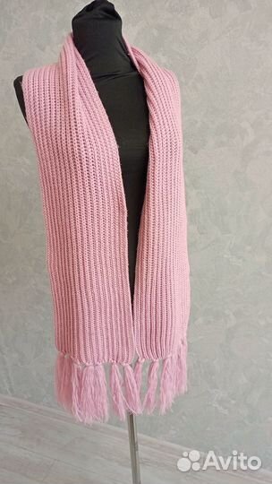 Комплект шапка и шарф длинный