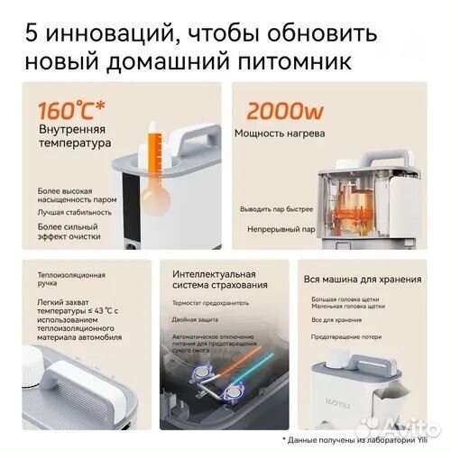 Пароочиститель yili