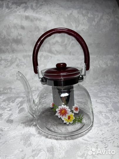 Чайник заварочный стеклянный