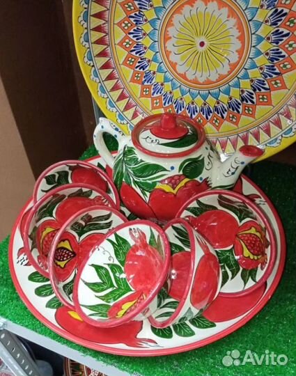 Чайный сервиз Гранат Узбекистан