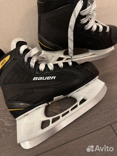 Хоккейные коньки bauer 32 размер