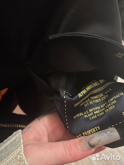 Бомбер alpha industries ma 1