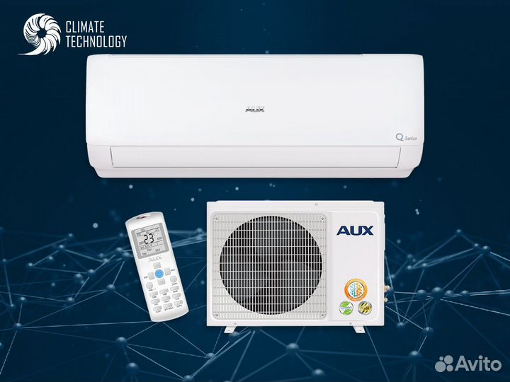 Кондиционер AUX Q новый