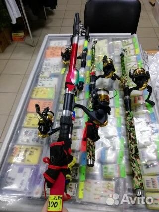 Спиннинг телескоп. оснащенный