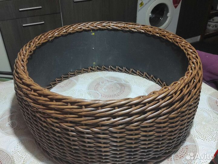 Юбочка для ёлки из ротанга