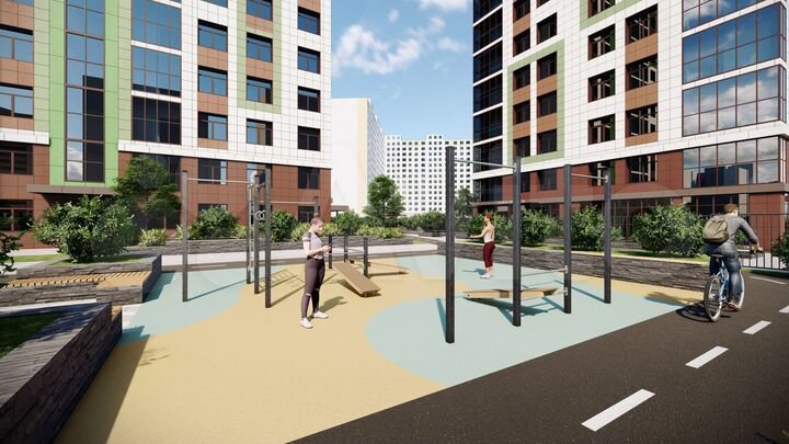 2-к. квартира, 59,2 м², 7/16 эт.