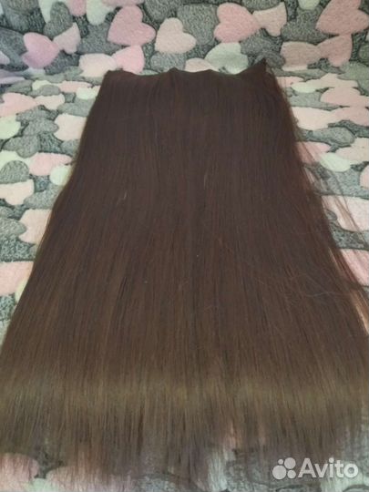 Волосы на заколках