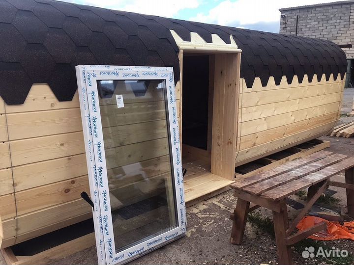 Бани-бочки под ключ