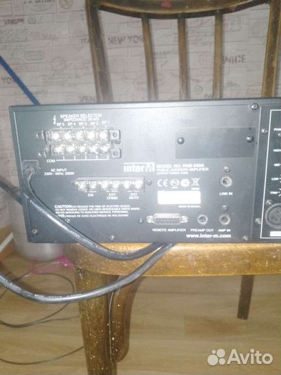 Рам 340А lnter M модульный усилитель 340 Вт, 5 зон
