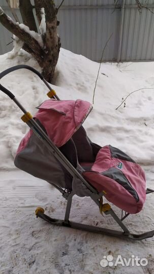 Коляска санки