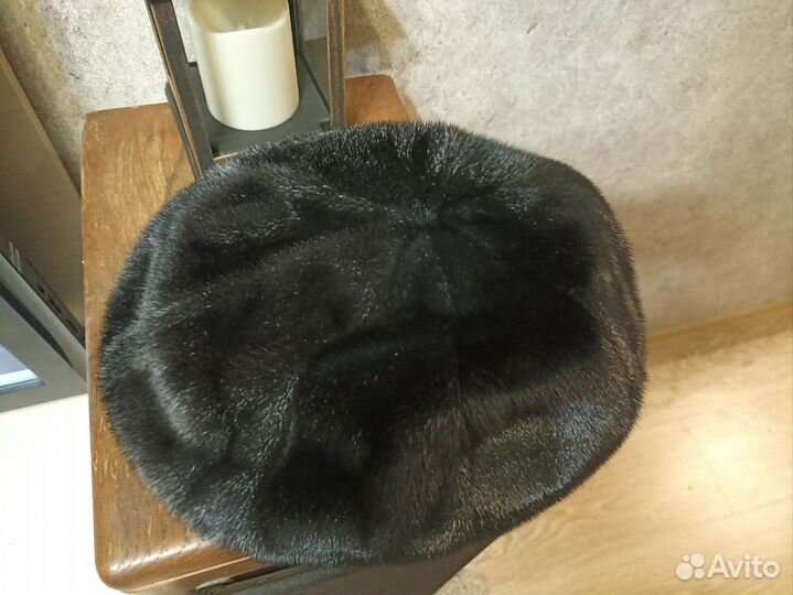 Меховая мужская кепка. Норка