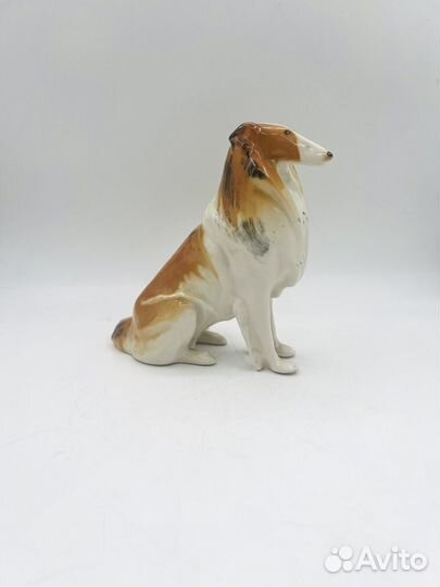 Статуэтка Колли Лфз СССР Фарфор Ризнич 15,5 см