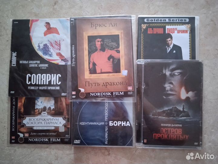 8 DVD дисков с фильмами Цена за все 6
