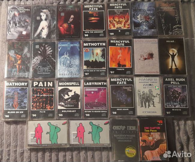 Аудиокассеты рок