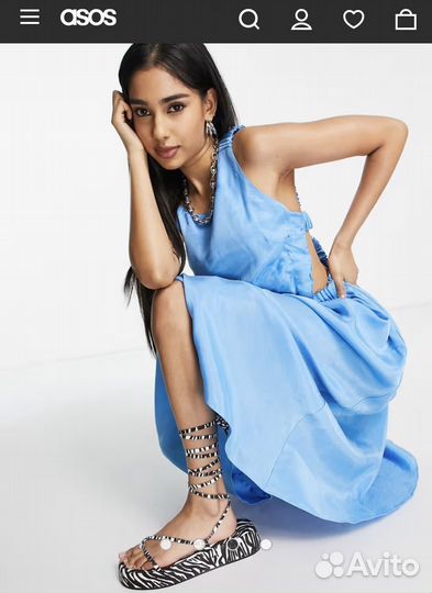 Сарафан платье Topshop S M