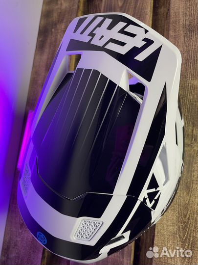 Мотошлем Leatt Kit Moto 7.5 V23 Black + Очки