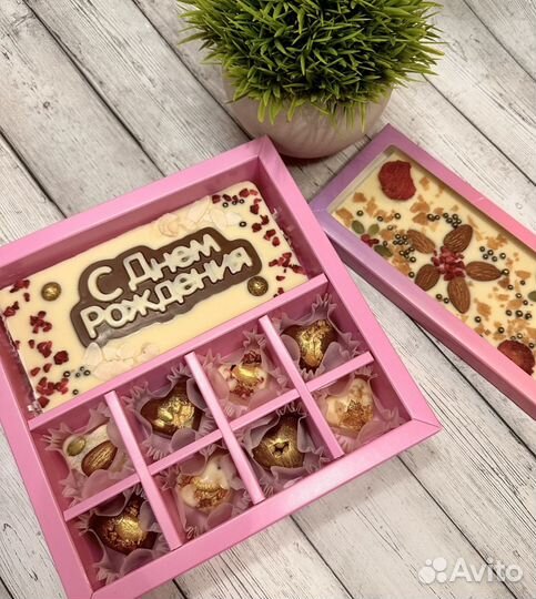 Бельгийский шоколад ручной работы на день рождения