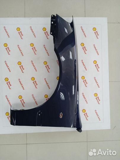 Крыло левое Hyundai Accent темно-синий