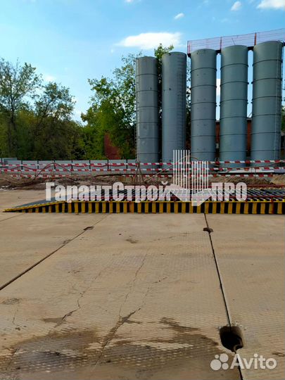 Эстакада для пункта мойки колес