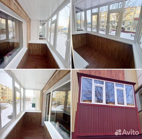 Установка балконов