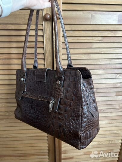 Сумка из натуралтной кожи А4