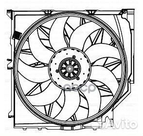 Вентилятор радиатора BMW X3 (E83) (04) (с