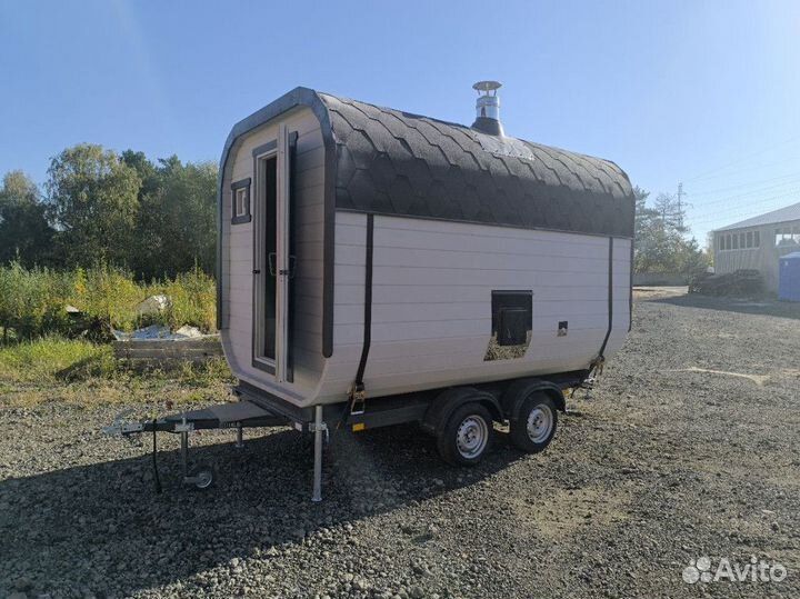 Баня на прицепе в Московской области 3,5 м