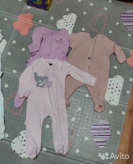 Детские вещи пакетом на девочку 6-9 месяцев