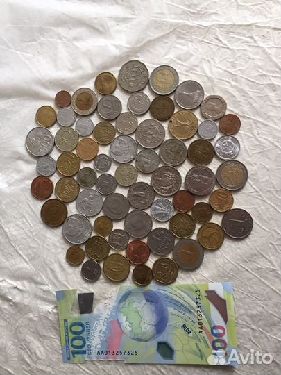 Монеты, купюры