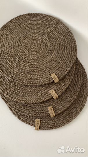 Салфетки сервировочные из джута