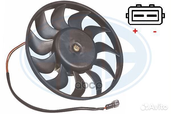 Вентилятор радиатора двигателя VW T4 352044 352