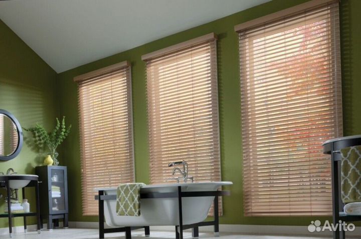 Жалюзи и шторы из бамбука