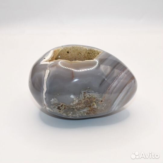 Агат жеода «Яйцо», 462 г, Бразилия